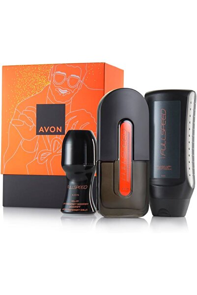 AVON Full Speed Erkek Parfüm Seti 3'lü