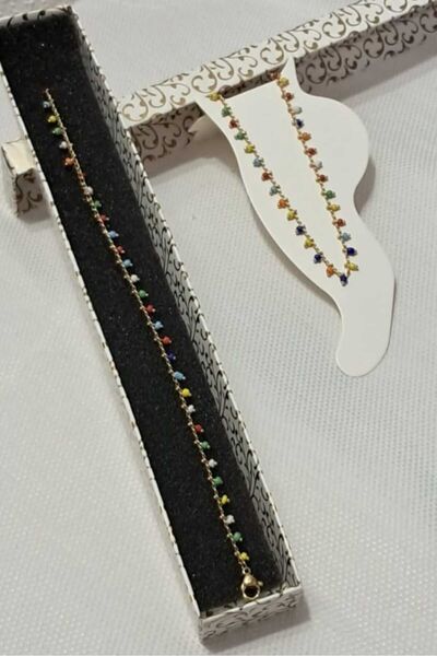 asya stil Gold anklets, mixed colors