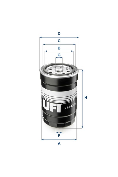 UFI Filter 319222E900 Mazot Filtresi Hyundai Accent Blue 1.6Crdi 11> İ30 2.0C...