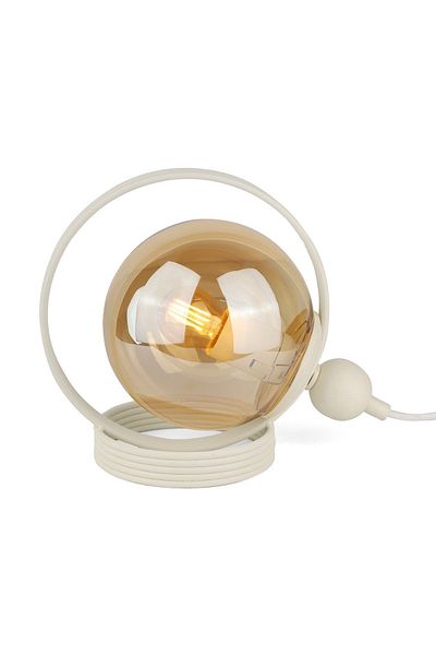 Begüsa White Honey Glass - Palmas Table Lamp