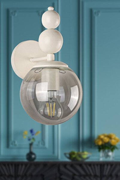 Begüsa Endless Sconce White Smoked Glass