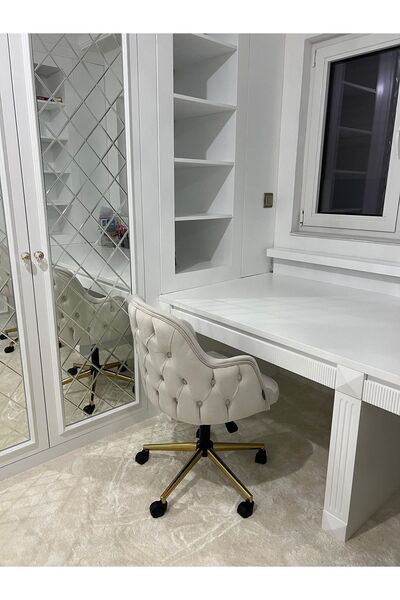 modelsa design modern kapitone original çalışma koltuğu