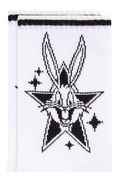 Mavi Bugs Bunny Printed White Socks 1912097-620