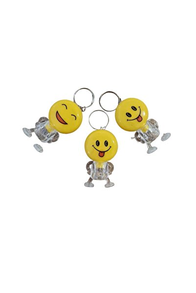 Burdabuldu Emoji Işıklı Anahtarlık (30 ADET)