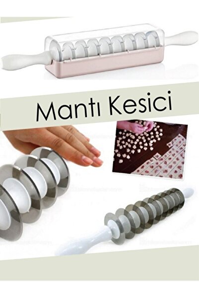 Platox 9 Bıçaklı Pratik Merdane Mantı Kesme Aparatı