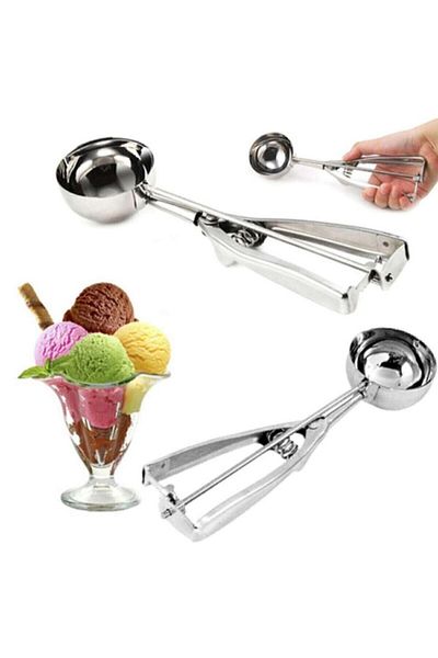 Mercans Ice Cream Scoop with Scissors