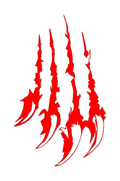 HMNL Kartal Pençesi Oto Sticker Araba, Motorsiklet, Kask, Laptop, Cam Sticker...