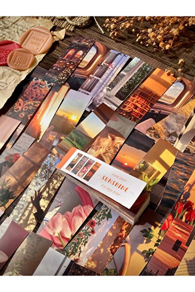 Hume Craft Aesthetic Sunshine Temalı Şerit Sticker Kitapçığı