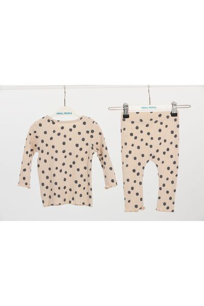 Çipil Polka Dot Top and Tights Set