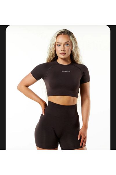 ALPHALETE Gymtutkum Alp - Seamless Crop Top