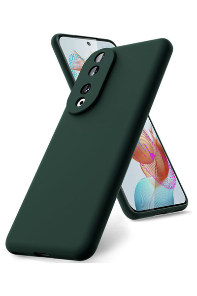 Molly Huawei HONOR 90 İçin Kaktüs Liquid İçi Kadife Silikon Kılıf