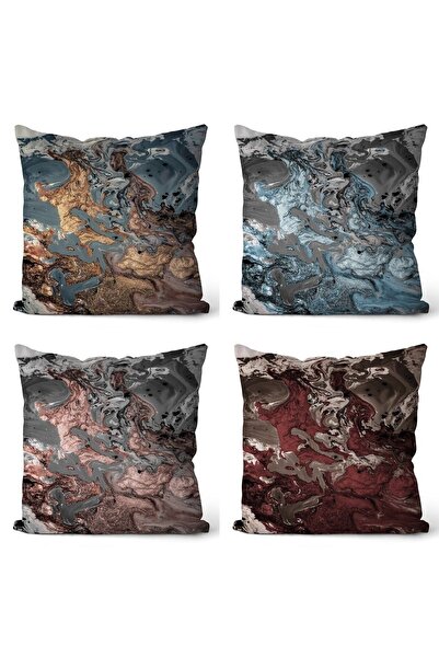 EVPANYA Šareni granitni dizajn Dvostrano 4-dijelni Navlaka za jastuk