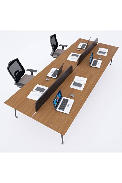 tuundesign Ivory Dörtlü Çalışma Masası 280 cm