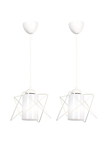 Begüsa 2 Adet Modes Tekli Beyaz-beyaz Akrilik