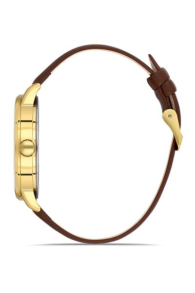 Omax Leather Men's Watch 00PR0045Q008
