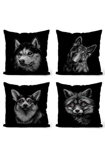 EVPANYA Чорно-білі малюнки тварин, 8 візерунків, двосторонній принт, набір з ...