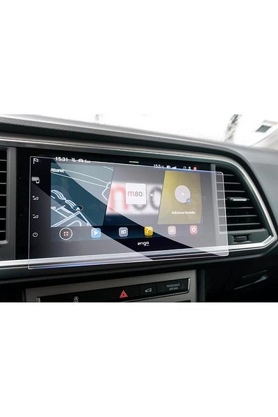 Engo Seat Ateca FR 9.2 - Transparent Matte Screen Protector, Multimedia
