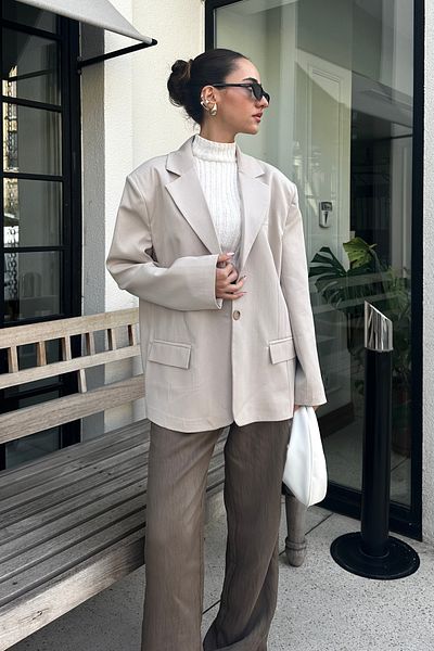 Nazliye Blazer Jacket - Oversize Cut