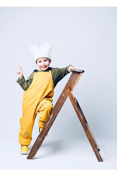 NiceKids Rain Jumpsuit Kids - Spicy Yellow Mustard