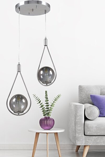 Begüsa Meksika 2.li Krom Füme Glob Cam