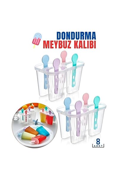 Vi Caro 8'li Meybuz & Dondurma Kalıbı Mey Buz Kalıp