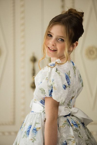 Ribbon kids Rochie și geantă din șifon