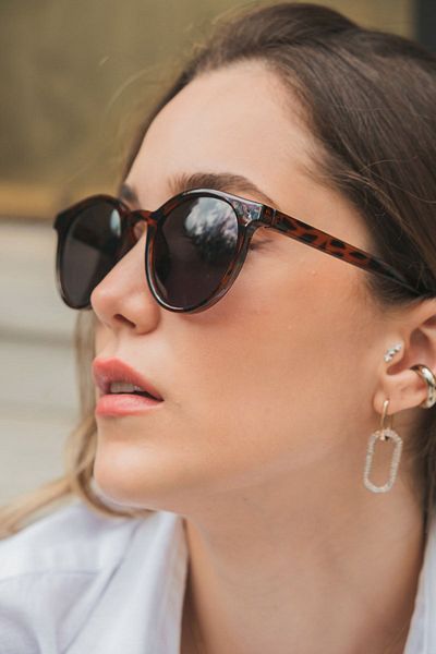 Monvago Mv 19886 Leopard Oval Women's Sunglasses