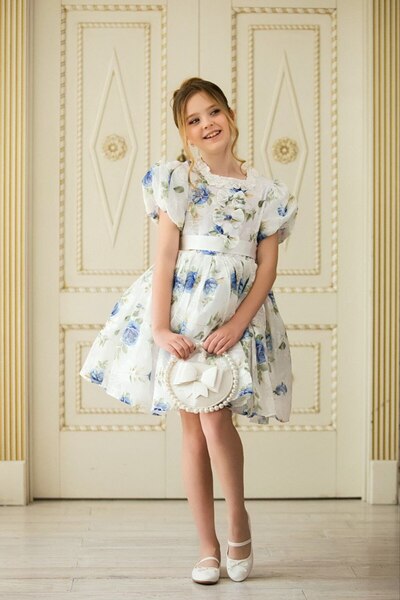 Ribbon kids ŞifonElbise Ve  Çanta