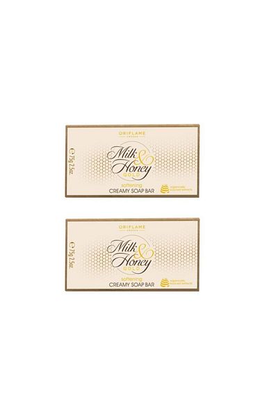 Oriflame Milk & Honey Gold Softening Creamy Soap - 75 Gr - 2 Pieces -3160404