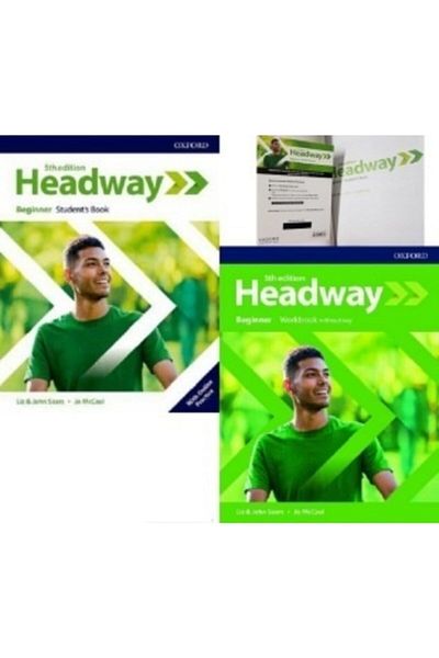OXFORD UNIVERSITY PRESS Headway 5th Edition Beginner Students Book With Online Practice + Workbook Without Key
