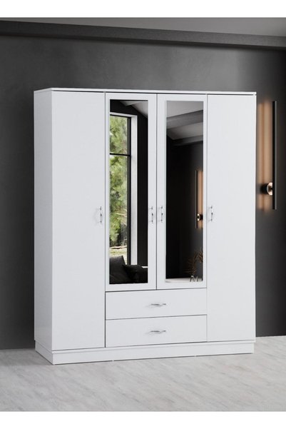 Onurdesign 4 Kapaklı Dolap