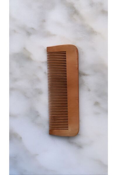 Ring&Rose Cosmetics Doğal Şimşir Ahşap Tarak Köşeli Model