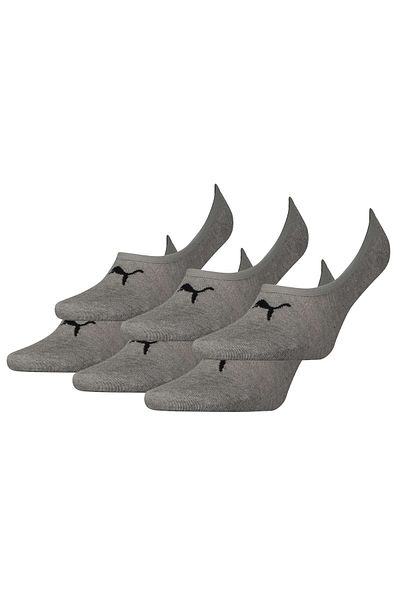 Puma 6er-Pack Fusslinge, Unisex, Footie, einfarbig