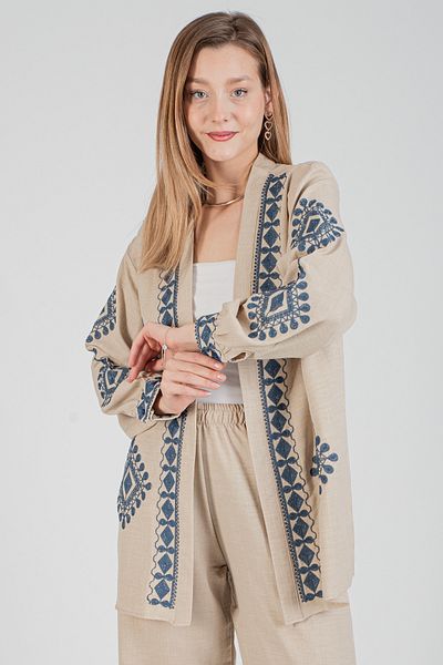 Hatun Atila HatunAtila 8670 Model Suilt Embroidered and Jacketed Set