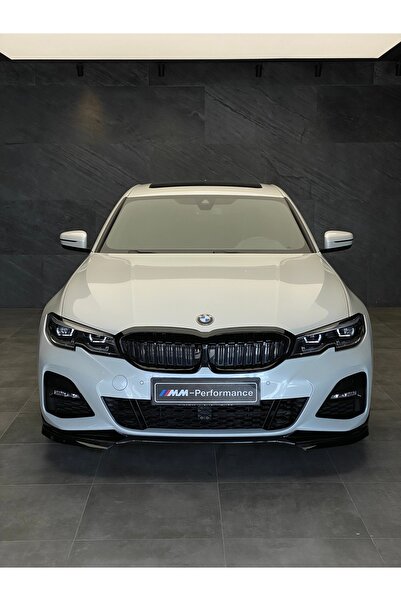 MM Performance Store BMW 3 Serisi G20 M Uyumlu Performance Piano Black Ön Lip -flap-splitter