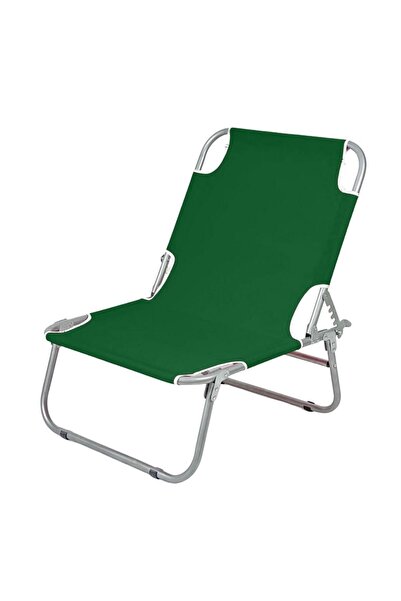 eportatif Katlanır Portatif Sandalye Şezlong - Kamp Sandalyesi Yeşil 1286