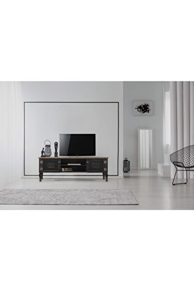 Onurdesign Pastel Boyalı Ahşap Tv Sehpası