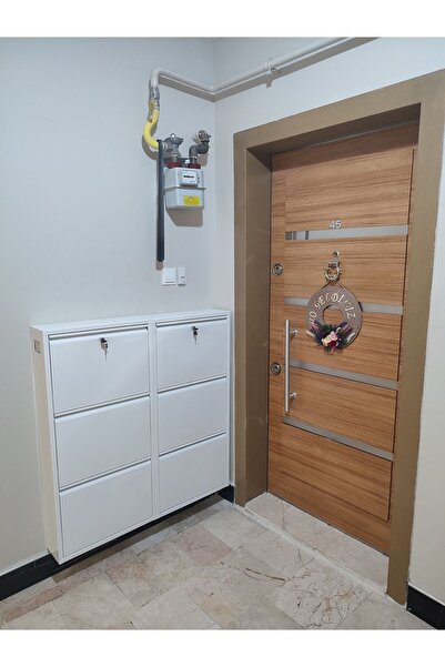 KASER 3+3 Kapaklı Kilitli Metal Ayakkabılık 3+3 KİLİTLİ METAL AYAKKABILIK