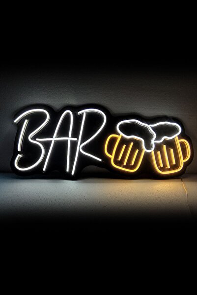 vinyuup Bar Bira Neon Led Aydınlatma 50 x 21 cm