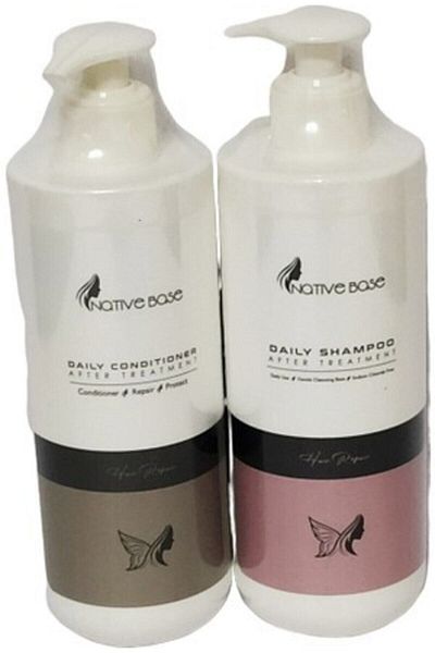 Native Base 500 ml Keratin Care Shampoo and Cream Set