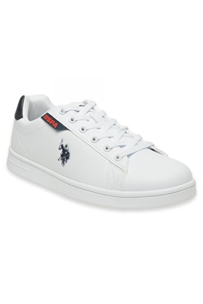 U.S. Polo Assn. Costa White Casual Sneakers - Γυναικεία Αθλητικά Παπούτσια