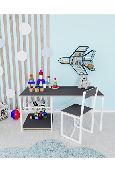 eportatif Çocuk Çalışma Masası Ve Sandalyesi Oyun Etkinlik Aktivite Masası