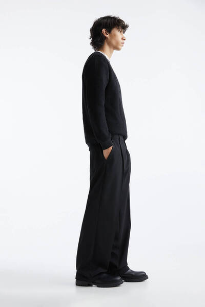 Pull & Bear Geniş Paça Kumaş Pantolon