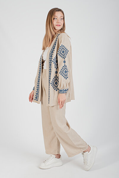 Hatun Atila HatunAtila 8670 Model Suilt Embroidered and Jacketed Set