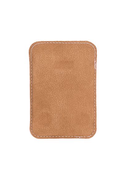 Lev Leather Genuine Leather Magnetic Credit Card Holder - Magsafe Wallet, Compatible Smart Phone
