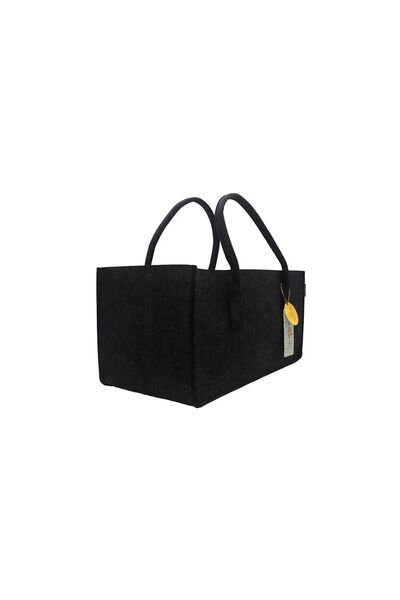 RAIKOU Black Shopping Bag Beach Bag Bathroom Bag Handbag