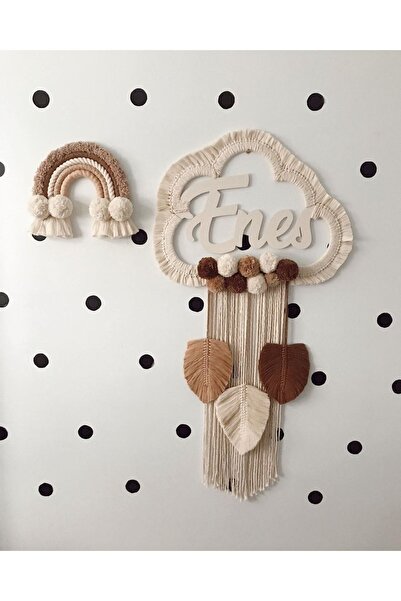 FN Makrome Bulut Bebek Kapı Süsü