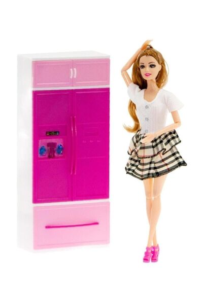 Kayyum Oyuncak My Lıttle Chefs Eklemli Et Bebek Ve Bulaşık Makine Seti Kırmızı