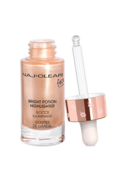 NAJ OLEARI Bright Potion Highlighter-Liquid Gold -Sedefli Altın Aydınlatıcı