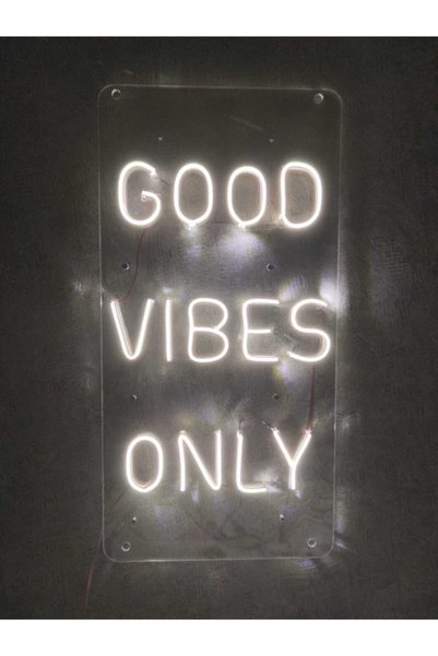 dekoraven Good Vibes Only Neon Led Sign Neon Wall Decor
